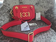 LOVE MOSCHINO RED HANDBAG