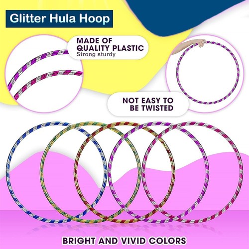 Glitter hula hoop - glitter,