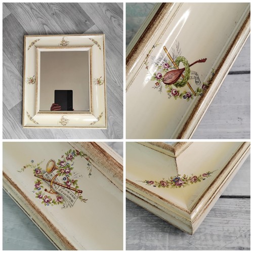 Vintage cream shabby chic wall - cream,