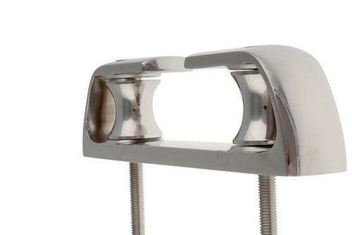 Stainless steel fairlead - steel, with