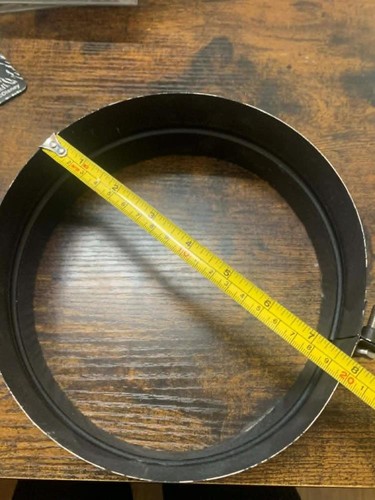 Stovax pipe locking - pipe, band