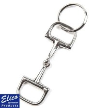 D Ring Snaffle Bit Keyring –