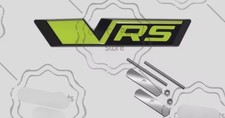 VRS Front Grille Badge Lime Green And Black Skoda Fabia Octavia Kodiaq