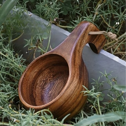 Acacia cup 240ml handcrafted - cup,