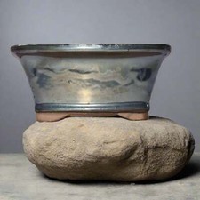 16cm Glazed Bonsai Pot |