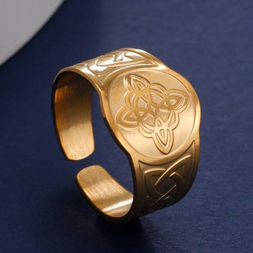 Witch knot ring stainless - witch,