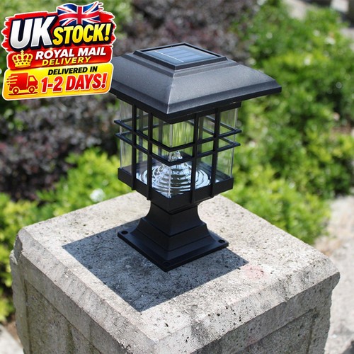 Solar fence outdoor post - solar,