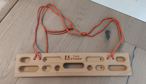 Two stones wooden - two,