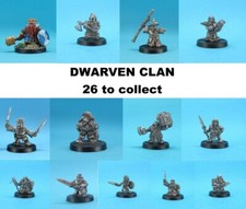 RAL PARTHA 28mm scale DWARF CLAN DWARVES DW Multi Listing RPG D&D UNPAINTED W