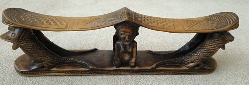 Rare hand carved chokwe - rare,,