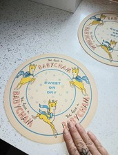 Vintage 1960s Babycham Large Tray Mat