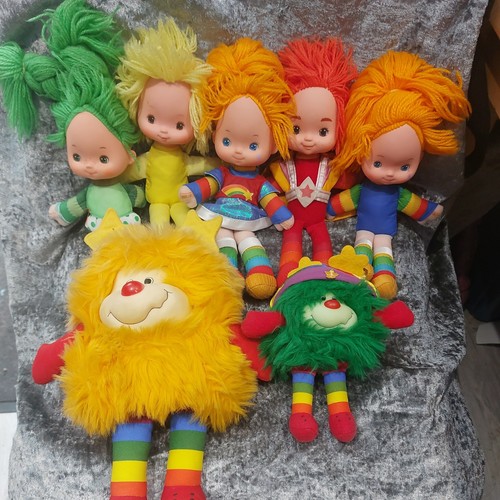 Rainbow brite dolls plush - brite,