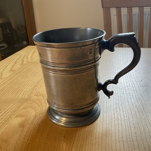 Pint tankard pewter victorian - pint,