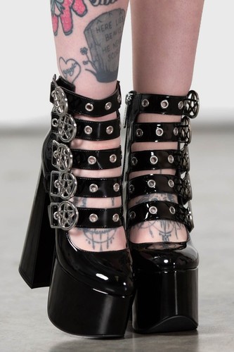 Killstar panic platform - platform, shoes