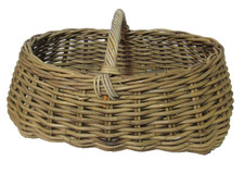 Vintage large wicker shopping - vintage,