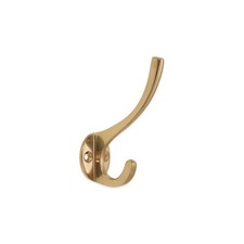 Coat Hooks Polished Brass