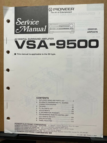 Service manual for the - manual,