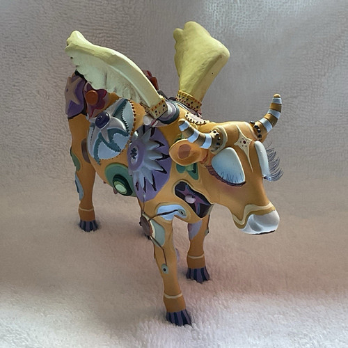 Cowparade angeli winged cow - winged,