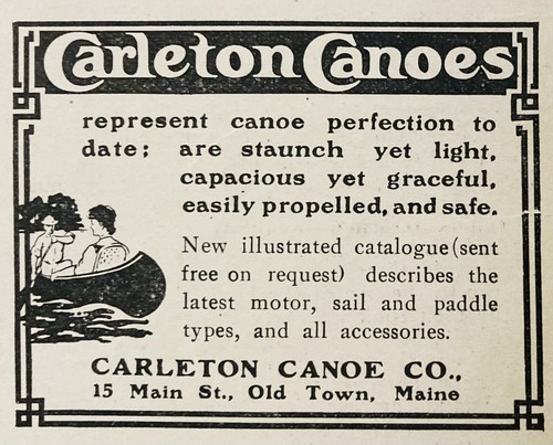 1909 carleton canoe - 1909,