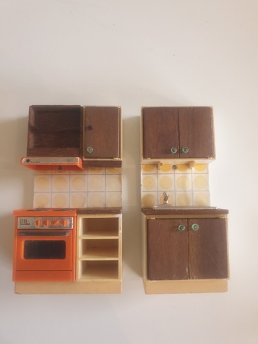 Lundby dolls house kitchen - house,