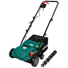 SAKUSEI Electric Garden Scarifier Aerator Lawn Rake 1500w Dethatch Rake 2 in 1