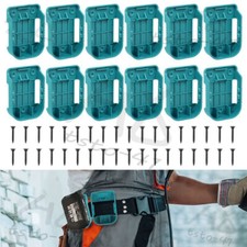 12X Power Battery Mount Hanger Shelf Storage Stand Holder for Makita 18V w/Screw