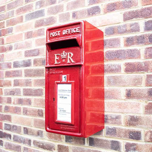Wall mounted post box - wall,