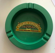 vintage ashtrays advertising, golden Virginia