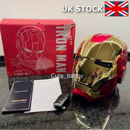 Autoking iron man mk5 helmet - man,