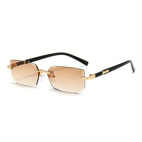 Rimless hexagon sunglasses - rimless, –