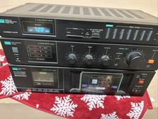 VINTAGE SANSUI STEREO AMPLIFIER CASSETTE DECK DA-T55 COMPU SELECTOR SYSTEM JAPAN