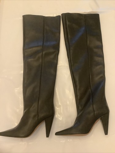 Topshop womens black leather - topshop,