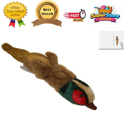 Soft plush pheasant dog toy - soft,
