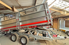 New Brian James 12ft x 6ft Tipper Trailer Mesh Sides Tipping 3.5t 3,500kg 2025