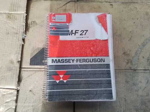 Massey ferguson parts manual - ferguson,