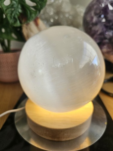Large selenite sphere - large,