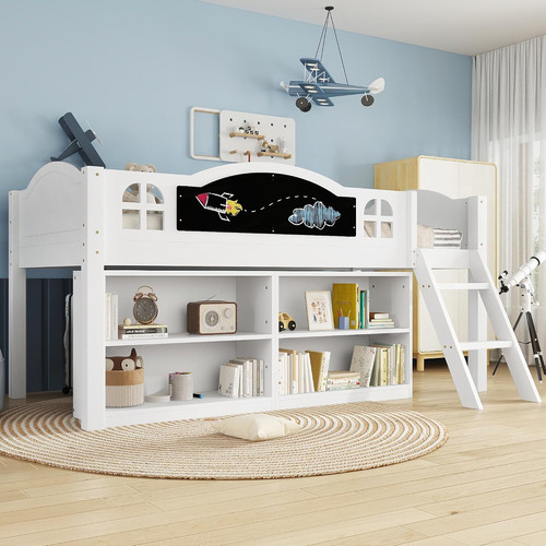 Pine wooden bunk - bunk, with