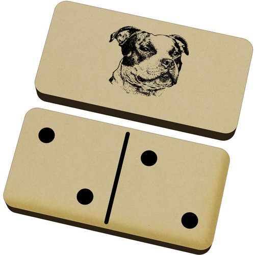 Staffordshire terrier domino - 'staffordshire,
