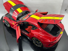 BBURAGO 16915 SIGNATURE SERIES 2021 FERRARI 812 COMPETIZIONE RED/YELLOW  1:18