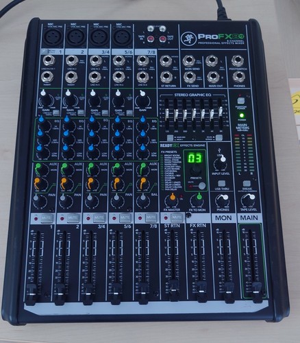 Mackie profx8v2 mixing - mixing, desk