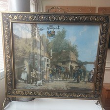 vintage fire screen 