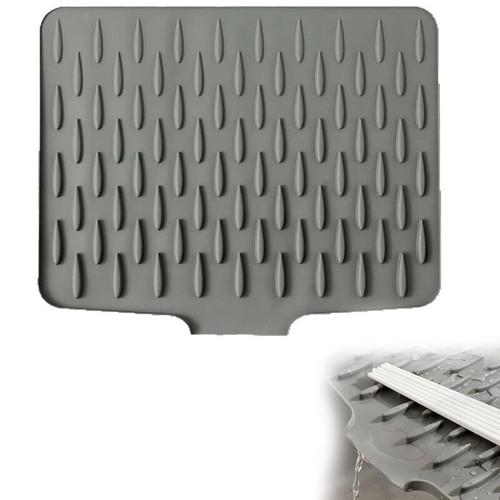 Silicone dish draining mat - draining,