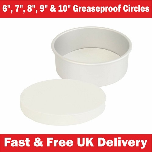 Greaseproof circles 7 - -, 7"