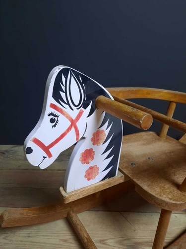 Vintage toy rocking horse - toy,