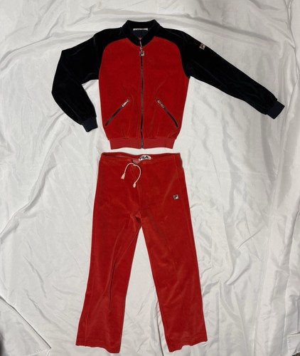 Vintage 90s fila velour - 90s,