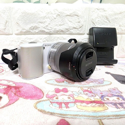 Sony nex white mirrorless - sony, nex-3