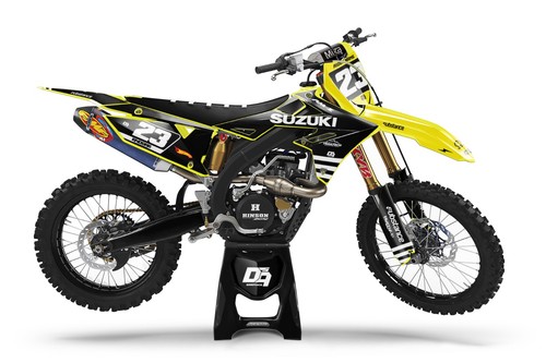 Suzuki motocross graphics - suzuki,