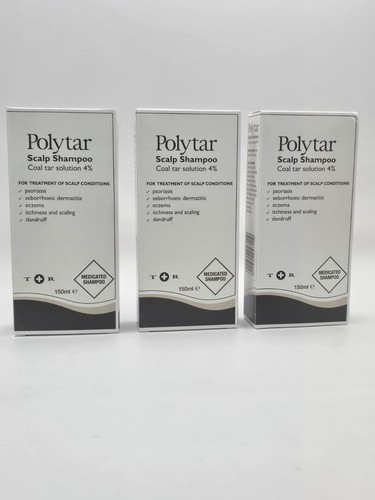 Polytar scalp coal tar shampoo - scalp,