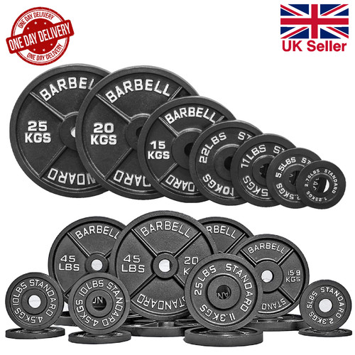 Cast iron weight plates - iron, set