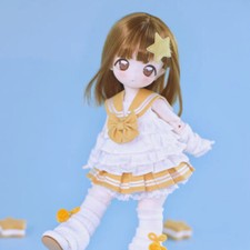 1/6 BJD Doll SD Resin Bare Body with Face Makeup Cartoon Eyes Bear Girl Gift